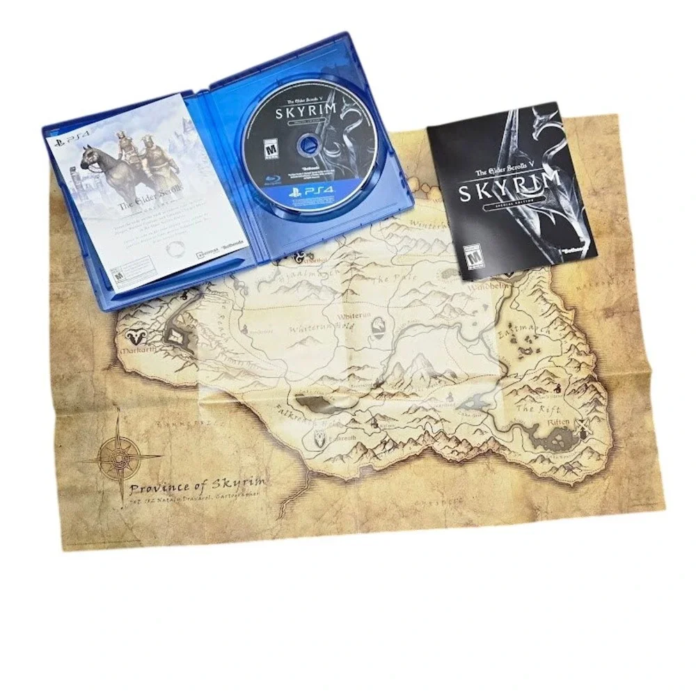 The Elder Scrolls V‎ Skyrim Special Edition PS4 Video Game Complete EUC